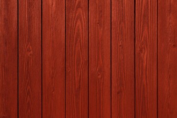 Fototapeta premium Red-colored wooden fencing pattern with abstract backdrop and surface design