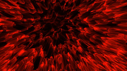 Inferno Vortex of Crimson Passion: A Hypnotic Dance of Red Flames in the Abyss, a Fiery Dreamscape...