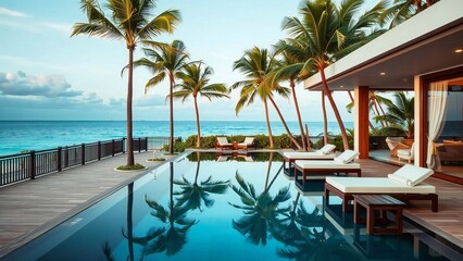 Fototapeta premium resort hotel