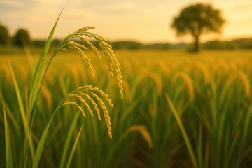 The flowers of Catabrosa aquatica resemble rice plants closely