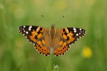 Obraz premium Close-up of a butterfly for detailed macro photography