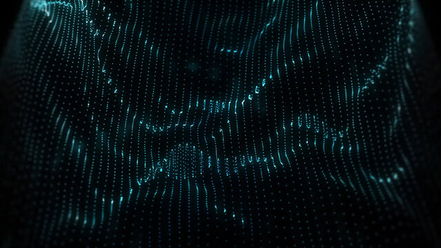 A Cyberpunk Dream of Digital Landscapes Dotted with Light Emitting Surfaces Suggesting a Futuristic Interface Woven Together to Create an Immersive Data Visualization - Powered by Adobe