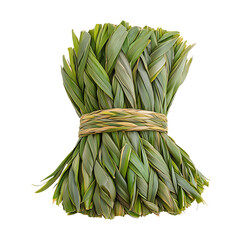 Wave of sweet grass woven into traditional braids high quality realistic image