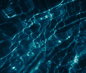 Dark turquoise water background