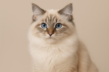 Obraz premium Mystery feline breed: Neva Masquerade type