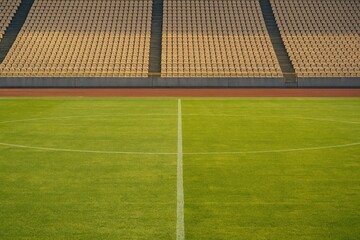 Fototapeta premium Empty sports arena backdrop