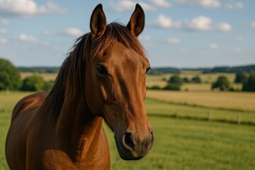 Obraz premium Equine Head Portrait