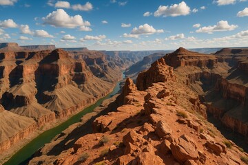 Scenic View of the Grand Canyon's Point