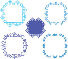 set of vintage frames