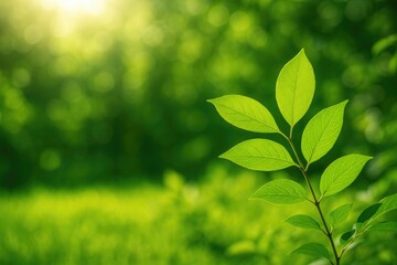 Lush foliage thriving in the outdoor garden