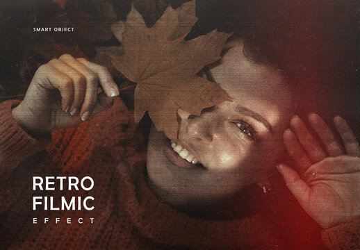 Retro Filmic Portrait Photo Effect