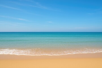 Obraz premium Deserted coastal area with no water