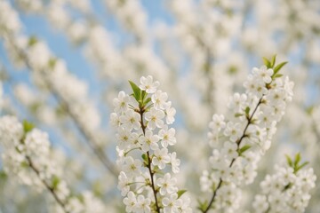 Blooming tree during springtime