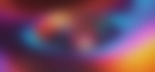 Abstract vibrant background abstract gradient shape on black or noisy background.
