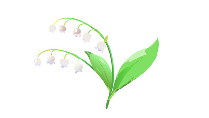 lily-of-the-valley-flower-in-digital-painting-