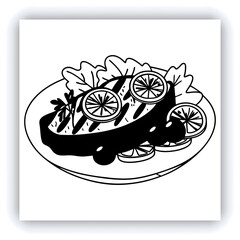 brazier. Fried eggplant, potatoes, peppers, tomatoes in pan. Vegetarian dish. View from above. Wooden background. Copy space