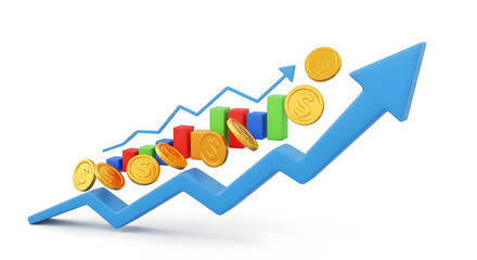 Financial Growth Upward Trend of Investments and Profits