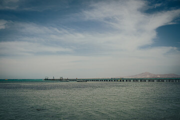 Obraz premium pier in the sea