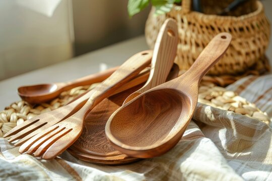 Detailed Visual  of Zero Waste Wooden Utensils
