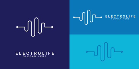 Electro Pulse Logo Set