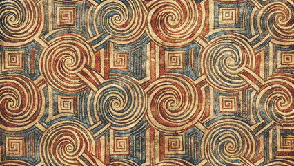 Vintage Geometric Vector Background