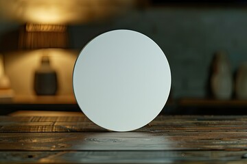 Ultra Hd Picture of a Circle is on the Table with a White Circle on it