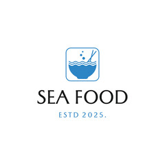 Seafood logo design restaurant fresh crab and shrimp logo for label product and seafood shop