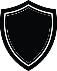 A blank shield shape