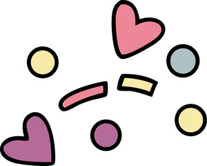 confetti svg icons