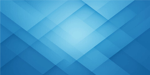 Blue abstract background with a modern geometric pattern, featuring a light blue gradient and 3D cube illustration for a digital art texture and business template