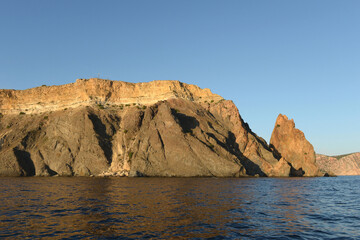 The Black Sea coast of Crimea at Cape Fiolent. Sevastopol