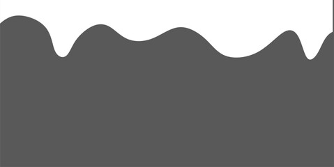 Minimalist background with melted white cream and empty area for text