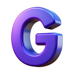 3d blue number G