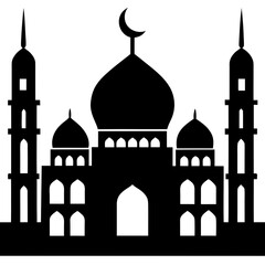 Mosque silhouette