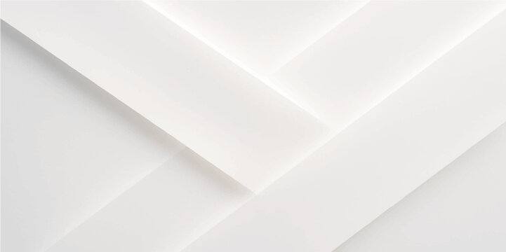 Seamless geometric cube pattern on a blank white paper background with a subtle cardboard texture, perfect for modern business design or architectural illustration