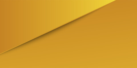 Modern yellow abstract background with bold geometric shapes and layered gradient design