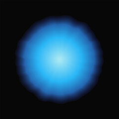 Thin concentric wavy circles that makes an abstract glowing organic shape.