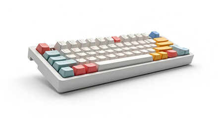 Mechanical Keyboard with Colorful Keycaps