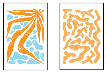 Flower kid crayon pencil vector. Childish flower background. Cheerful l kid draw illustration. Cute flower simple doodle art. Summer surf design