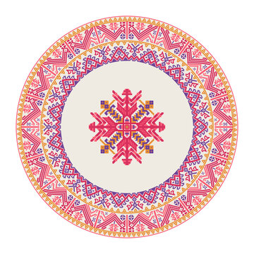 Teenek Huastec embroidery design element 28