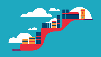 Magical Fantasy Library Illustration with Enchanting Floating Bookshelves and Lore