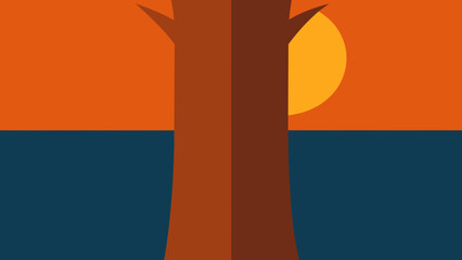 Minimalist Composition Focusing on the Texture of Sand Abstract