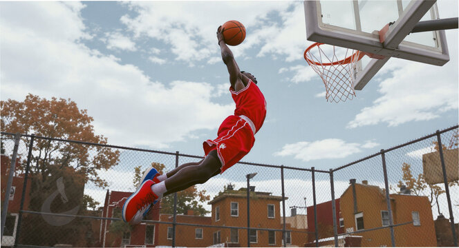 basketball player in action