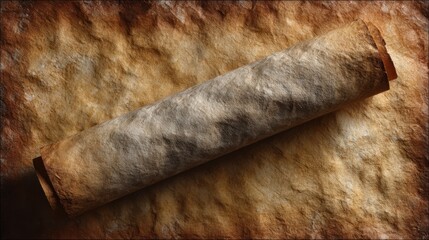 Ancient scroll discovery archaeological site historical artifact desert environment close-up view cultural significance