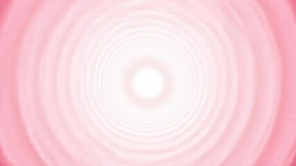 Abstract pink concentric circles in neon style glowing effect, hypnotic tunnel visual, digital art background for meditation and relaxation - Powered by Adobe