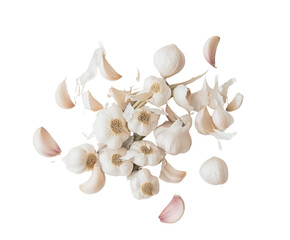 Garlic bulbs looks tasty and smells flavorful