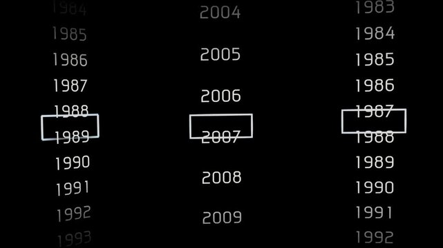 year picker animation