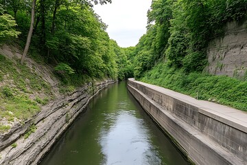 forest in the morning