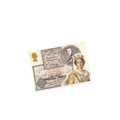 old stamp on transparent background