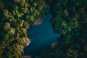 forest in the morning